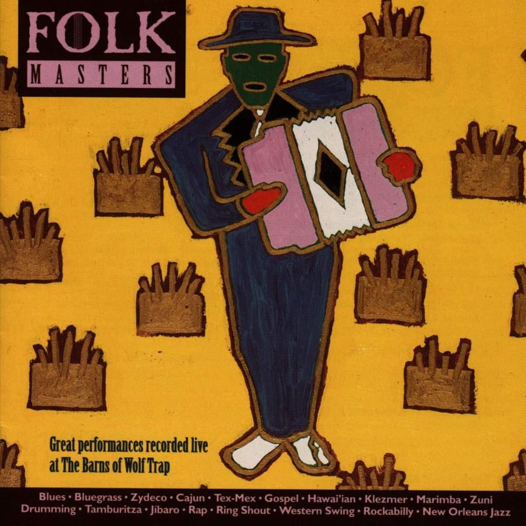 CD VARIOUS ARTISTS, TRADITIONAL, CARLT - Folk Masters: Great Performances Re PCD1953 SMITHSONIAN FOL Japan ObiBlues Used