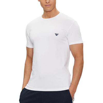 Geometric Pattern Printed Pullover Round Neck Short Sleeve T-Shirt Men Tops White 111971-4R522-00010