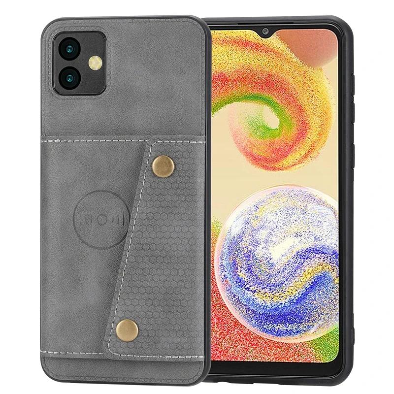 

Leather Cover For Samsung Galaxy S25 Edge S24 A05 A05S A06 A15 A16 A25 A26 A33 A34 A35 A36 A53 A54 A55 A56 Card Slots Phone Case Galaxy S25 Ultra