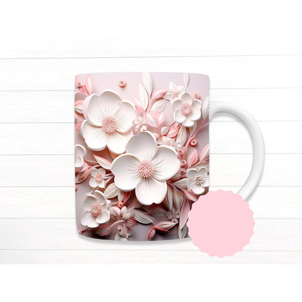 Butterfly ceramic coffee mug tea cup