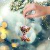 Charming Cartoon Cat Hanging Ornament For Car Festive Acrylic Decoration For Holidays