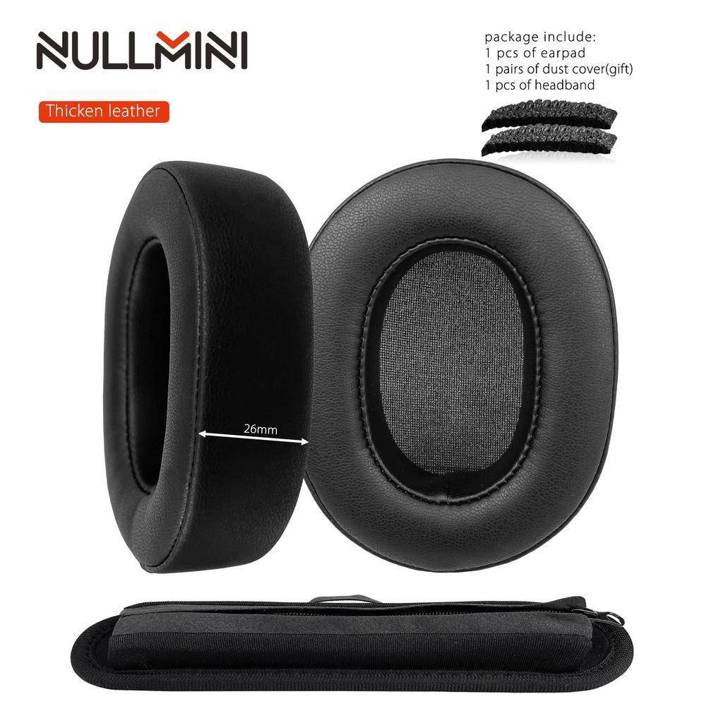 NullMini Replacement Earpads for Sony WH-1000XM5 Headphones Cooling Gel Earmuff Sleeve Ear Cushion Headset Headband Headbeam