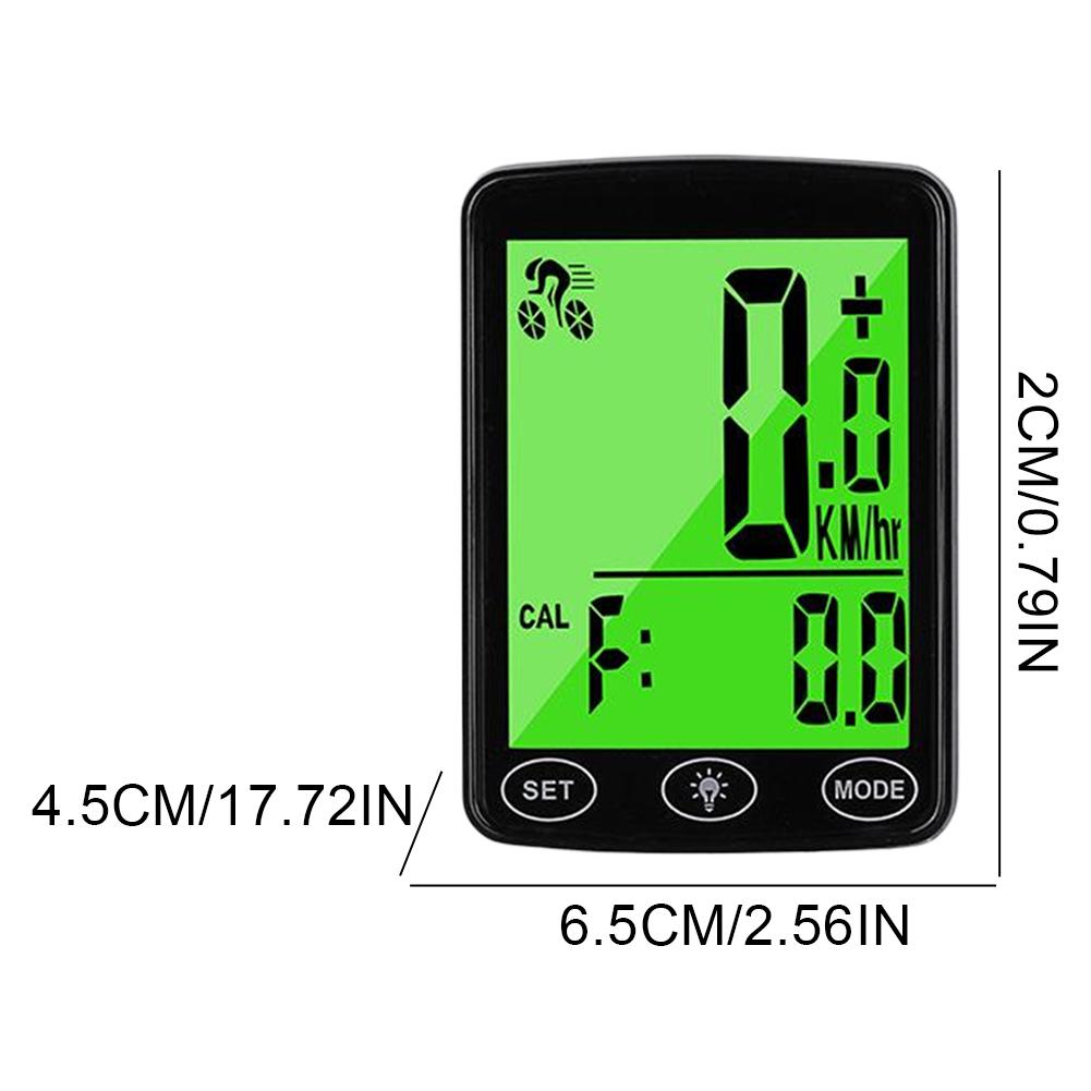 Wireless Bike Computer Waterproof Mountain Bike Speedometer with Backlight & Multi-Functions Bicycle Odometer for Road Bike MTB