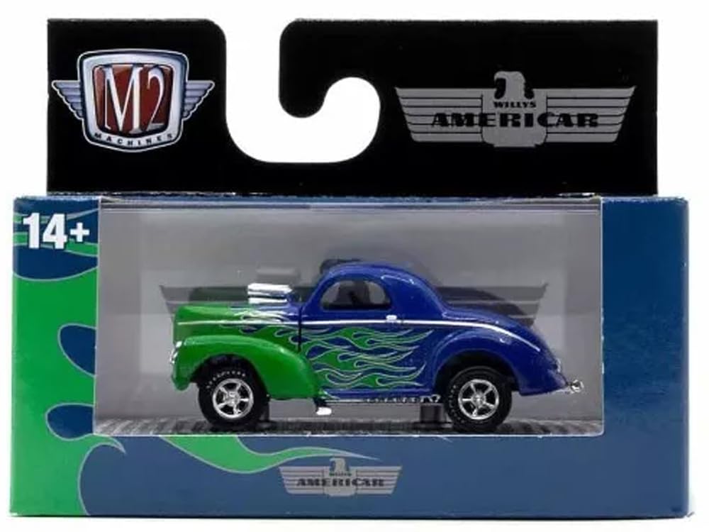 M2 MACHINES Release 96 1941 WILLYS COUPE GASSER M2 scale Release 96 Willys Coupe 1/64 Auto-Thentics 164 Auto-Thentics 1941 Gasser оранжевый