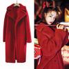 Imitation fur 2 particles imitation wool coat long coat teddy bear imitation fur long coat