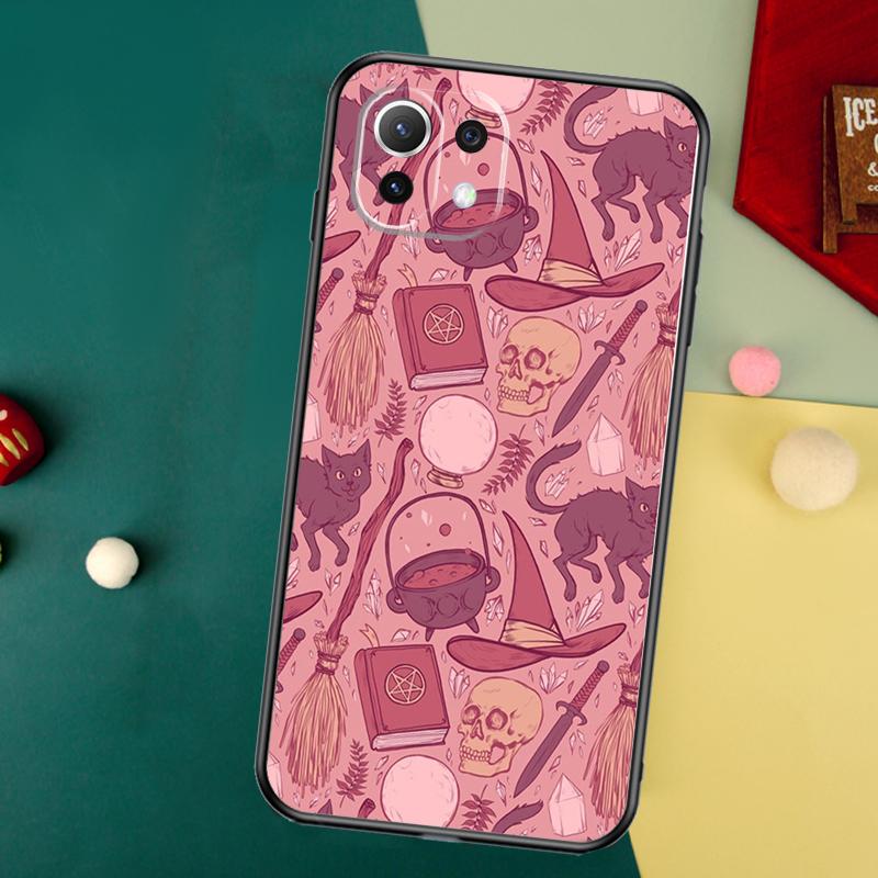 Girly Pastel Witch Goth Case For Xiaomi 13 14 15 Ultra 11T 12T 13T 14T Pro POCO X7 Pro X3 X5 F5 F6 M6 X6 Pro Cover