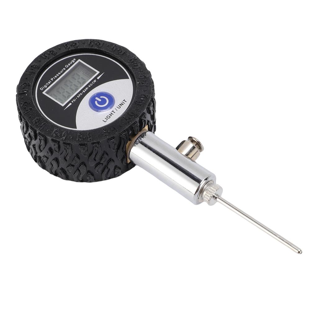 Digital Ball Pressure Gauge Electronic Ball Air Pressure Gauge with Rubber Protective Cover Detachable Needle for