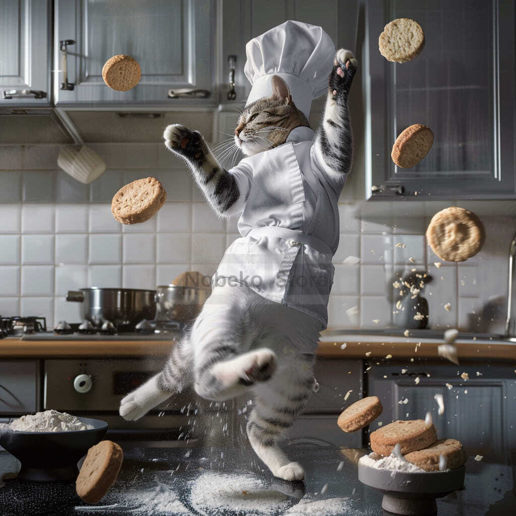 

Милый кот-пекарь готовит постер с димсамами Мука Милый котенок Печатает Холст Настенные картины Главная Кухня Комната Современный Декор для домашних животных 40x40cm No Framed