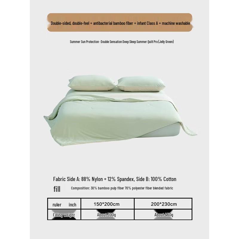 Mercury Home Textiles Dual-Feel Cool Summer Quilt