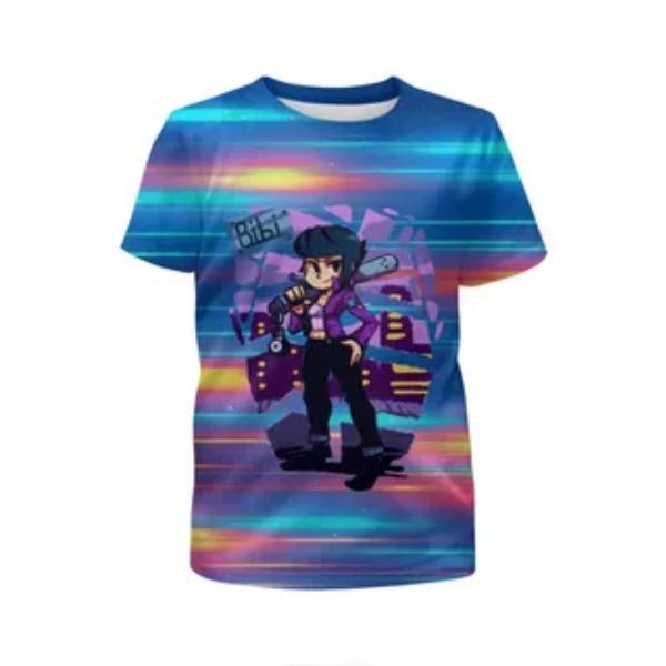 KPop Devil Hunter Girl Group Anime Cartoon Pattern Cute Comfortable Summer Children's T-shirt