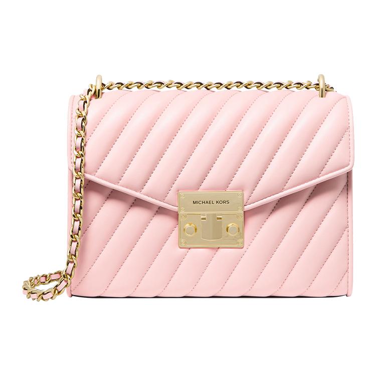 New MICHAEL KORS Artificial Leather Shoulder Bag Crossbody Bag Medium Size Women's Cherry Blossom Pink 35T0GXOL2U-648