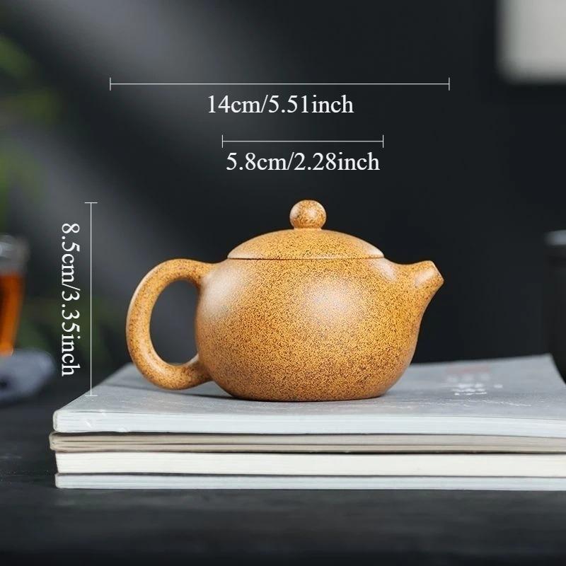 1PCS 280ml Yixing raw ore purple clay teapot section mud Xishi Tea infuser Custom purple clay tea set handmade filter teapot