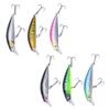 6pcs Fishing Lures Hard Bait Minnow Crank Bait with Double Hook Bass Crankbait Wobblers