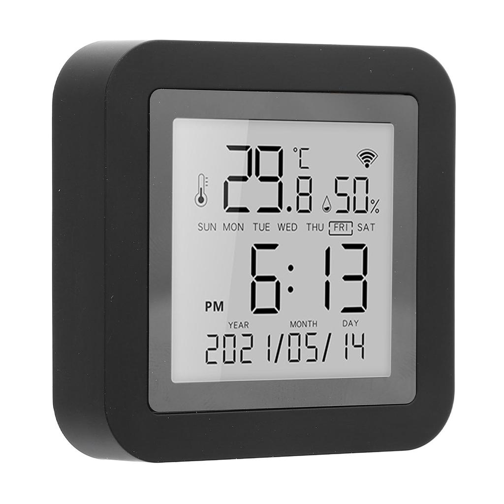 Digitales Hygrometer Thermometer LCD Hintergrundbeleuchtetes Display Datenspeicher Smart Temperatur Feuchtigkeitsmesser Bla
