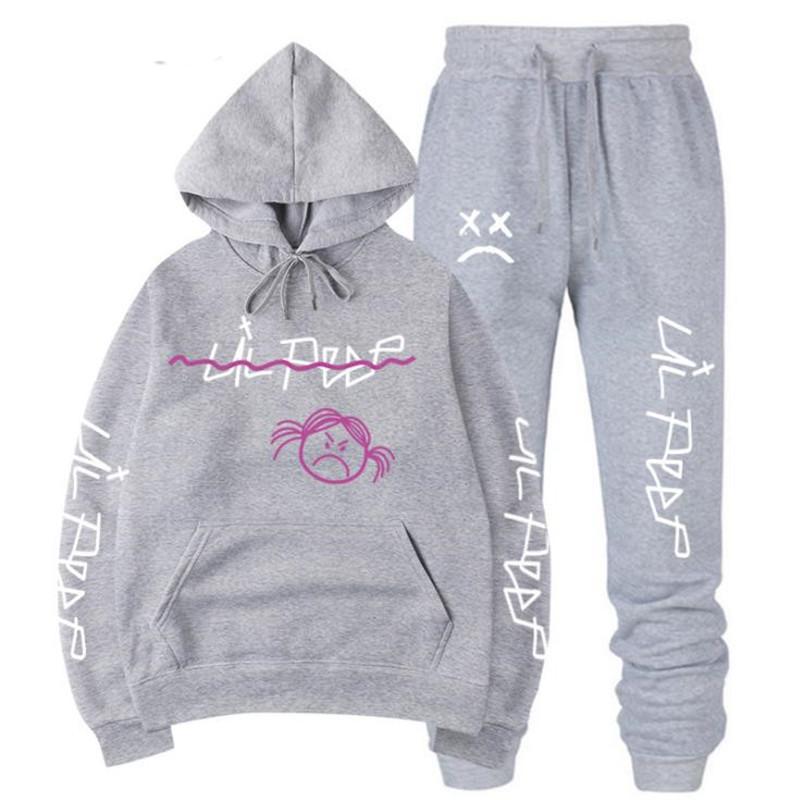 Nueva sudadera con capucha para hombre set little girl ropa deportiva set sudadera  sudadera con capucha + pantalones deportivos trotando sudadera pullover  para hombre 3XL comprar a buen precio — entrega gratuita,