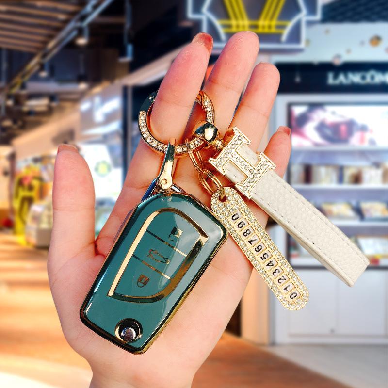 Toyota TPU Key Case for Corolla, Camry, Levin, Avalon, RAV4, C-HR, Highlander