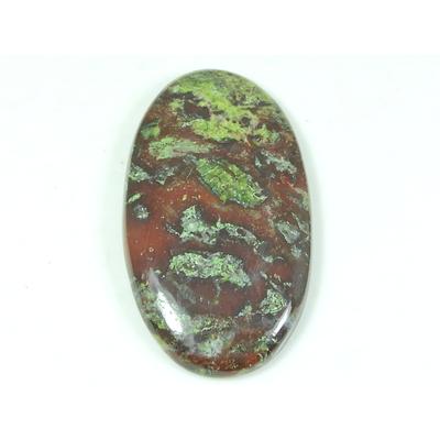 26X48X06 MM Natürlicher Drachenjaspis Ovale Form Cabochon Loser Edelstein 68 Karat. SY-488