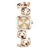 Modern Lady Quartz Watch With Alloy Band And Water Resistance For Casual Wear