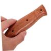 FELTECHELECTR 2-Piece Wooden Knife Handle Accessories, Replacement Knife Handles for Chef Knife Repair, Durable Wood Material, Convenient for Kitchen