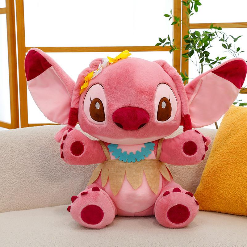 

Очаровательная плюшевая игрушка Стич в мягких голубых и розовых тонах для коллекционеров и фанатов 30cm розовый