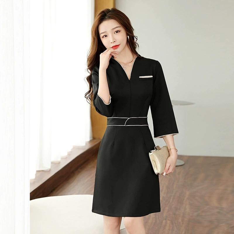 Sommer Kosmetiker Overalls Damen Chinesischer Stil Kleider Ohrreiniger Hoteluniformen Massage Elastisch Fußbadtechniker Kleidung