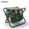 Folding Chair Durable Portable Folding Camping Stool with Storage Bag Waterproof Load-Bearing Chair for Outdoor