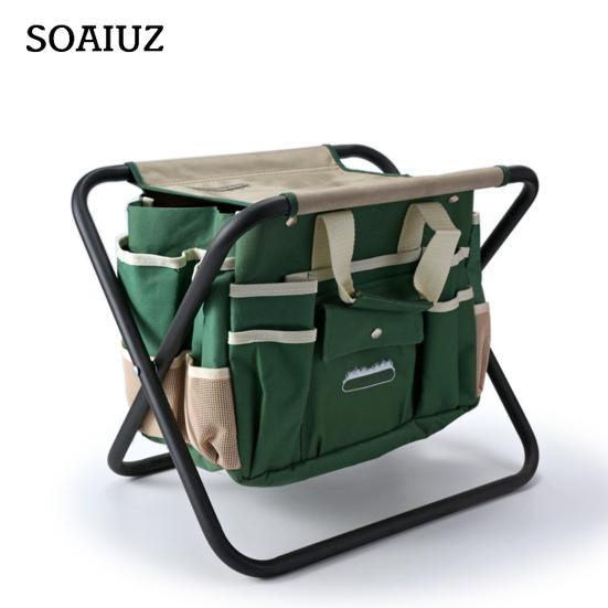 Folding Chair Durable Portable Folding Camping Stool with Storage Bag Waterproof Load-Bearing Chair for Outdoor