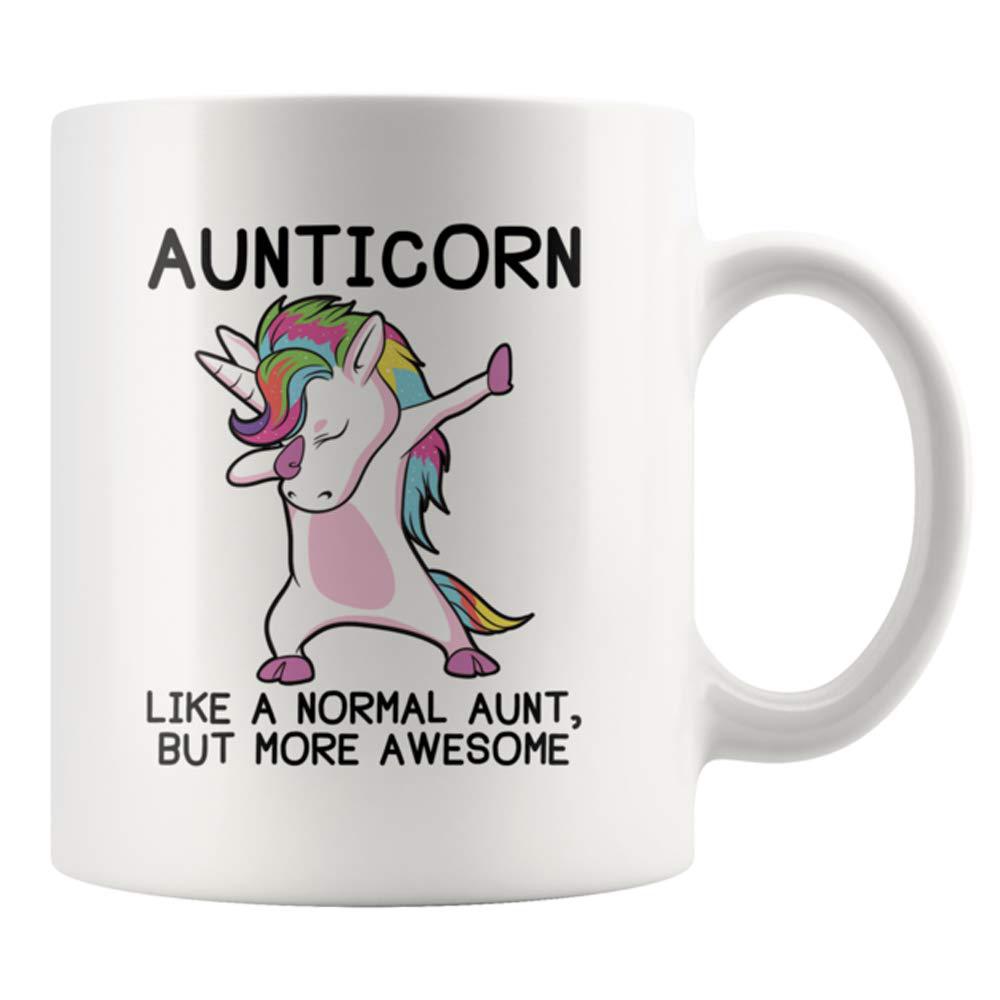 New Unicorn Aunticorn Ceramic Coffee Mug Water Cup Aunt Foreign Trade Unicorn Mug