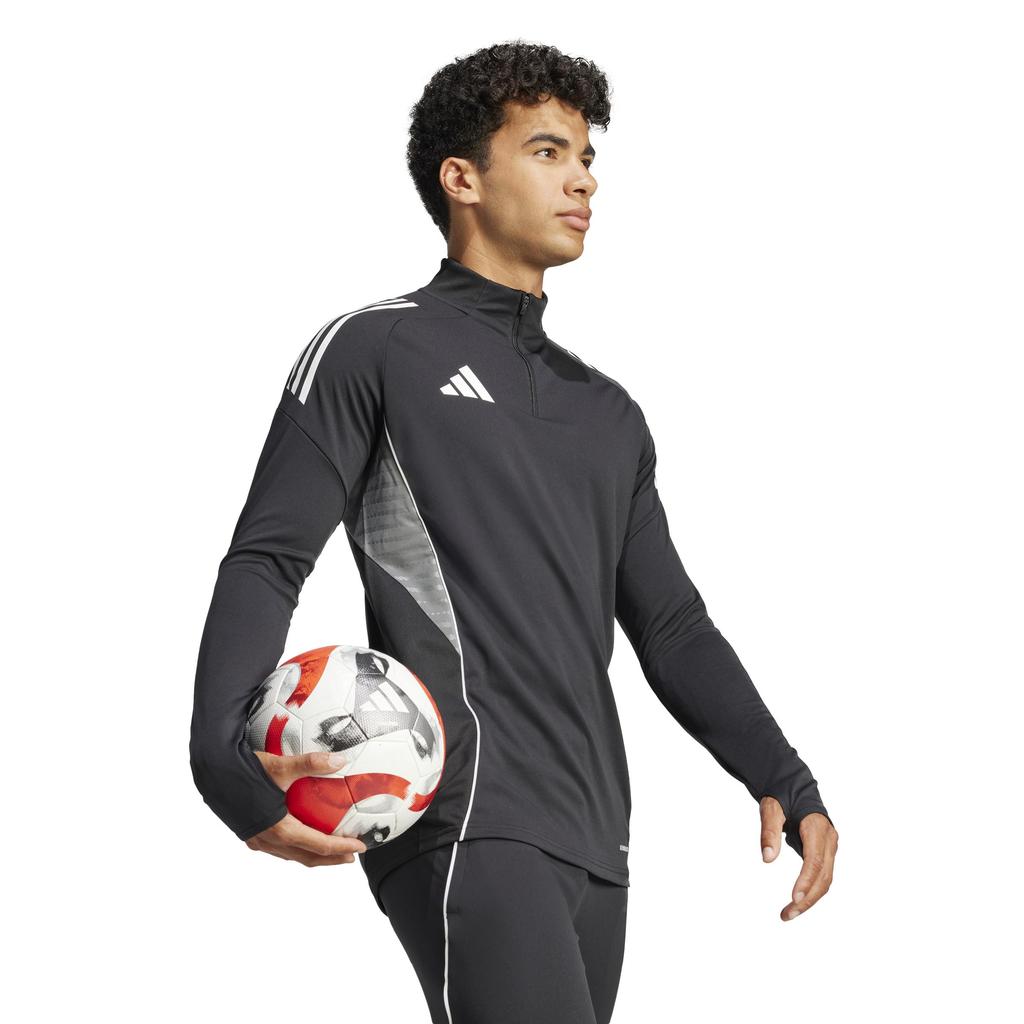 Adidas Men's Tiro 25 Competition Training Soccer Jersey (JSK17) in Black/Team Grey (JJ1515)