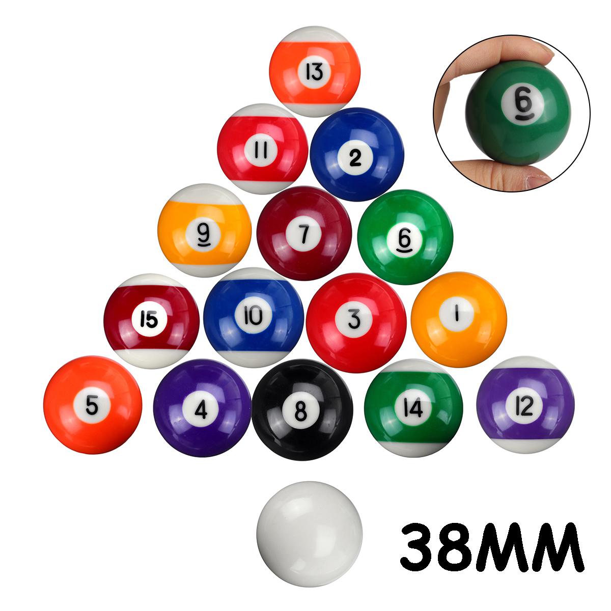 32 Mm/38 Mm Kinder-Billardkugeln - Harz-Mini-Billar Produktbild-Vorschau 3