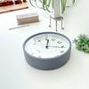 KATOMOKU Plywood Clock 13 Gray Wall Clock with Continuous Second Diameter km-84GRRCS Hand, 20.2cm (SKP Radio-controlled Clock)