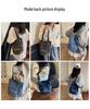 Women's Versatile Denim Tote: Large Capacity Shoulder Bucket Bag