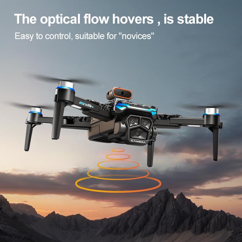New D13 RC Drone Professional 4K Camera Aerial FPV BrushlessAvoiding Obstacle with Large Screen Remote Control Folding Dron Toys