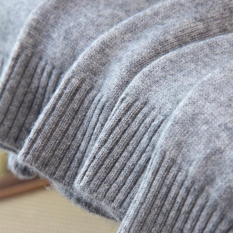 Dětský kašmírový svetr Little Lamb - Kreslený design psa, Zimní kulatý výstřih, Zesílený pro teplo