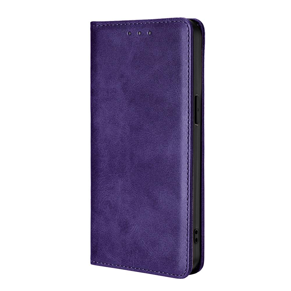 Wallet-style Phone Case for Redmi Note 13 4G, Leather, with Card Slot and Stand