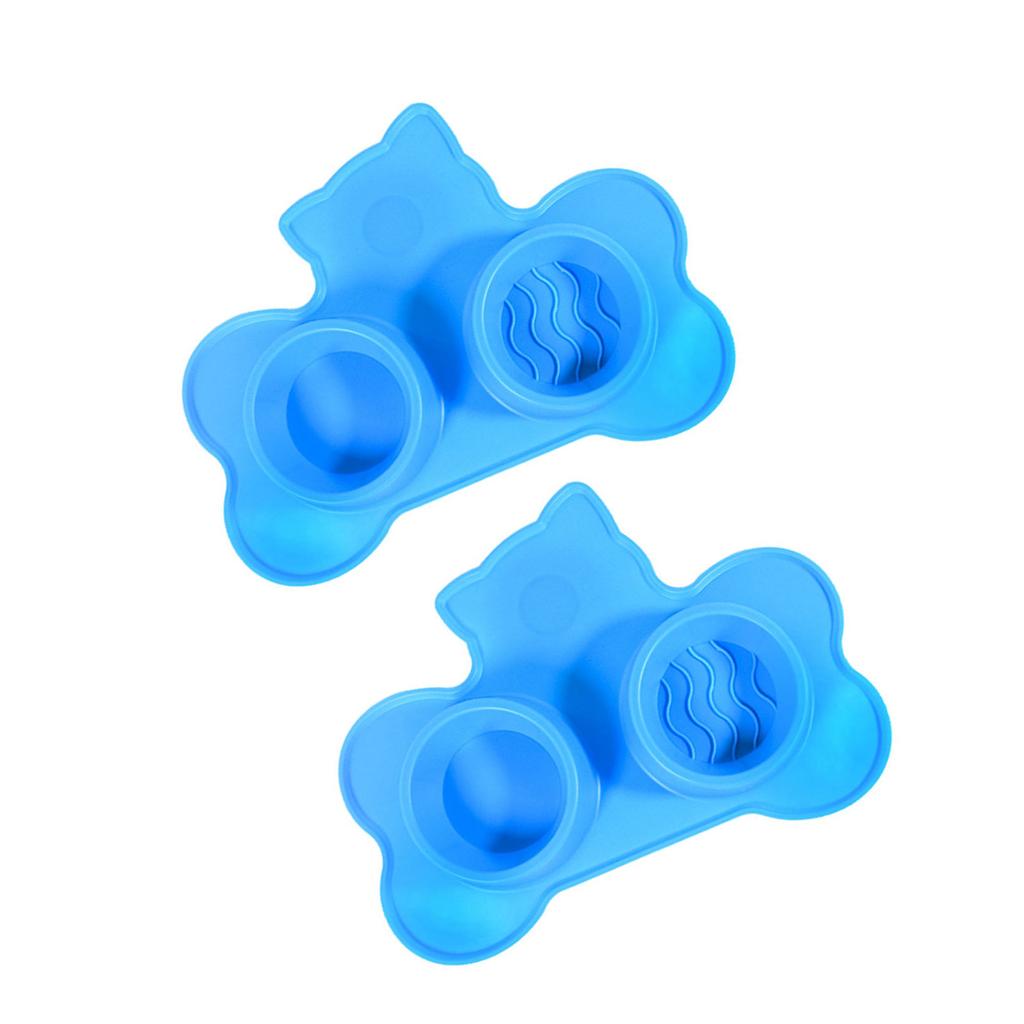 Hundenapf Doppelnapf mit Saugfuß Hundefütterung 2 in 1 Futterspender für Nass- und Trockenfutter Leckerli Leicht zu waschen