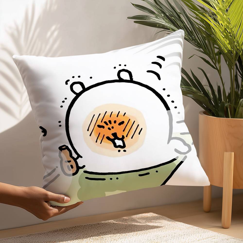 

Funny Cute j-Joke Bear Pillow Case Plush Fabric Soft Pillowcase Double Sided Print Cushion Cover Household Gifts 12x12Inch