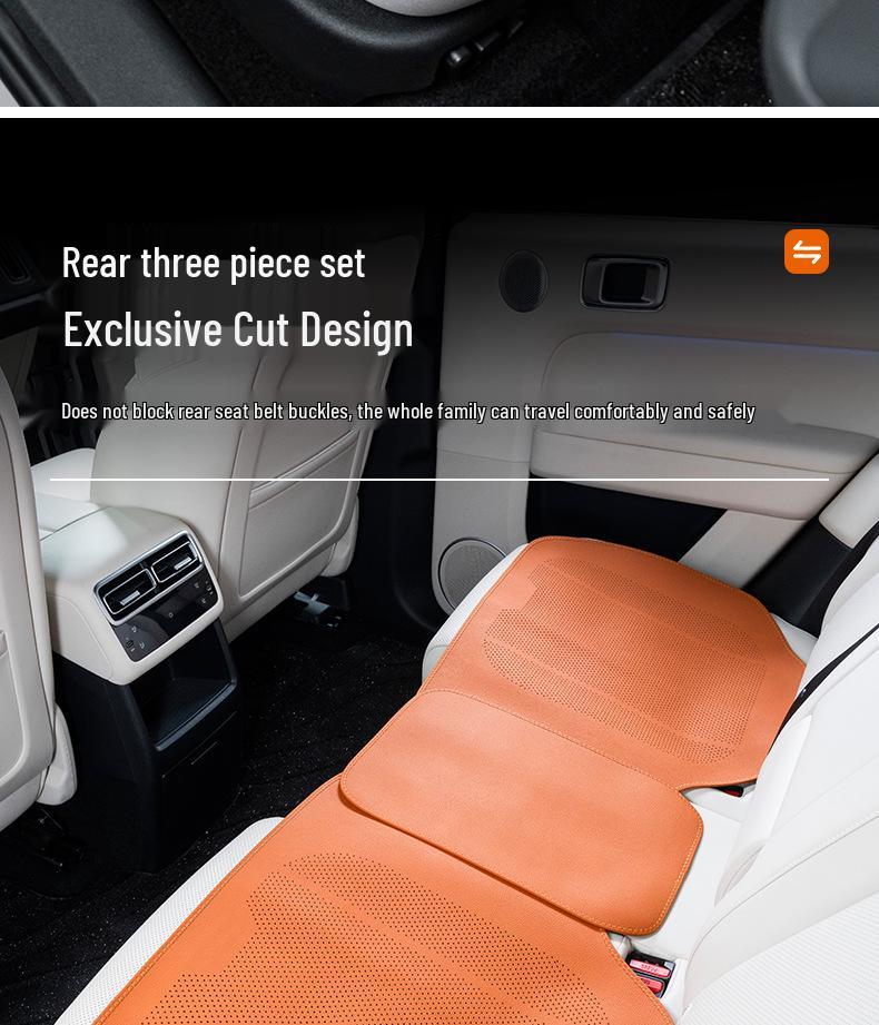 Jiyue Cars Lychee Pattern Perforated Seat Cushion - All-Season Universal for Jiyue 01, 07, and SIMUcar