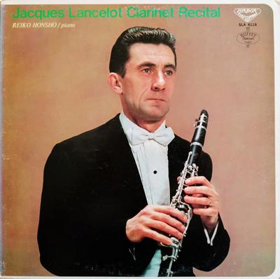LP Record JACK LANCELOT - Clarinet Recital SLA6118 LONDON 1976 Japan Obi Classical Used