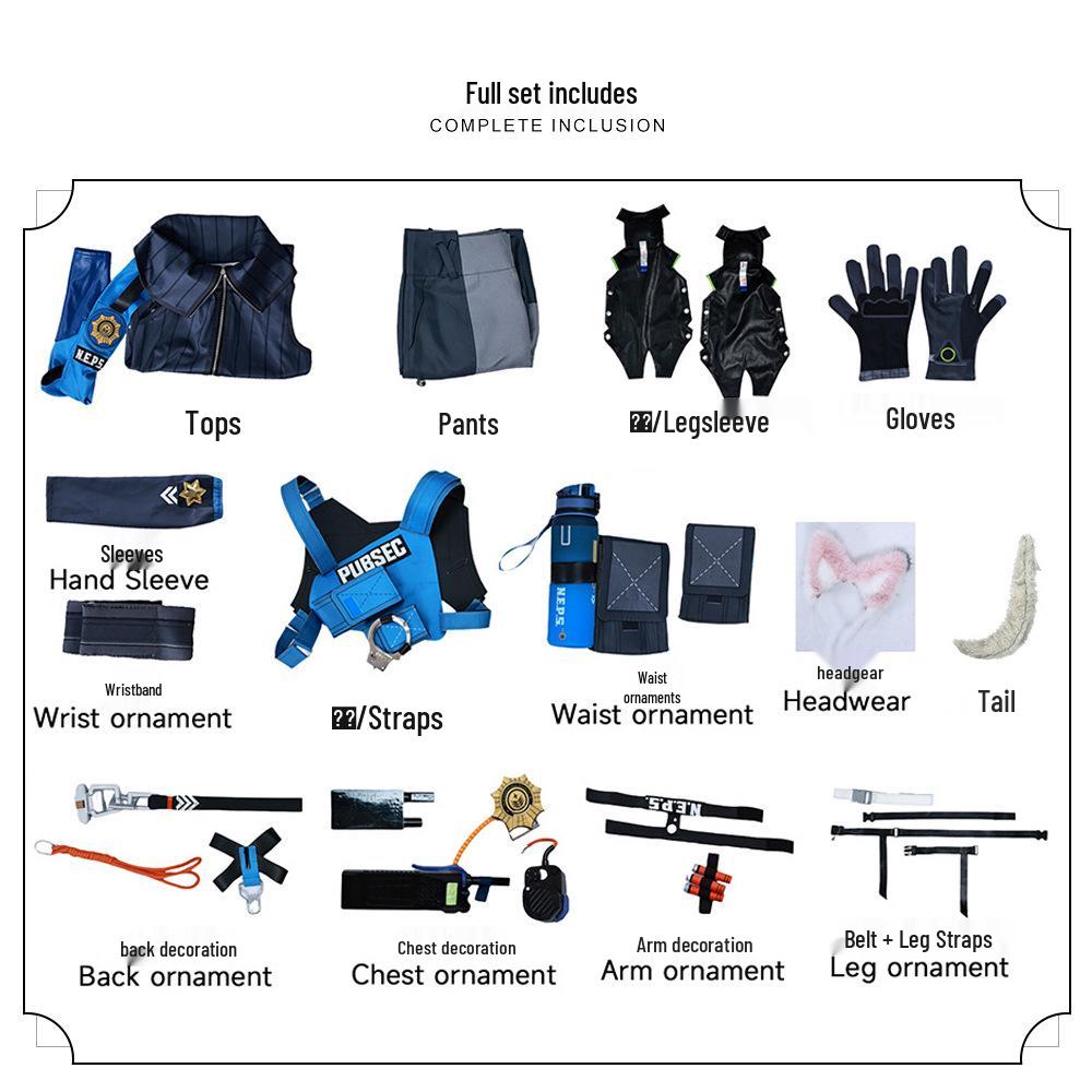 

Костюм для косплея Зеро Зены - Стиль аниме-игры для Хэллоуина
