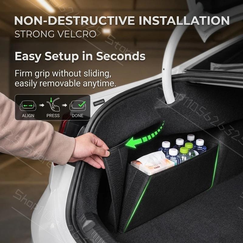 Trunk Organizer For VW Volkswagen Jetta Sagitar A7 ~2025  Boot Storage Partition Box Multifunction Auto Interior Accessories