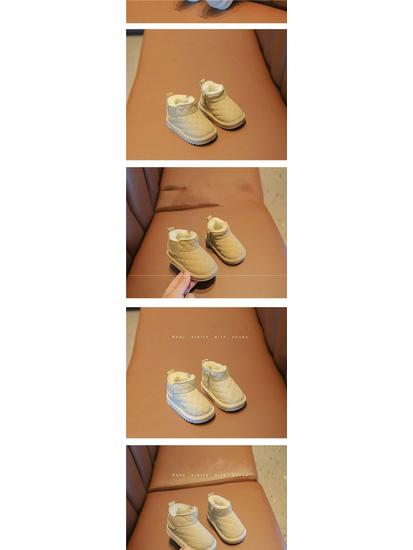 Infant Soft-Soled Plush Cotton Walking Shoes - Winter Snow Boots for Toddlers