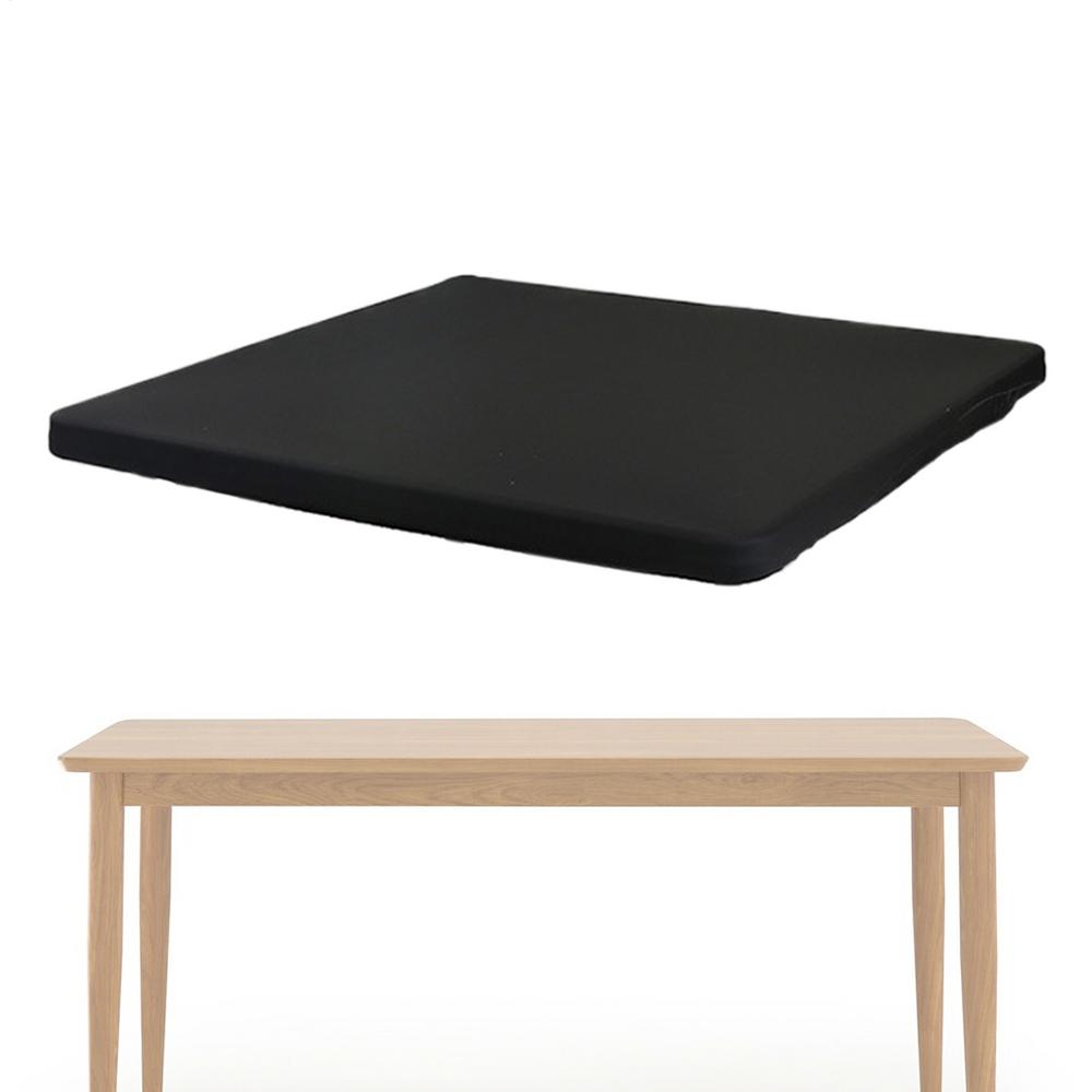 Square Table Cloth Square Fitted Table Cover Stretch Desk Topper 34x34 Inch Stretchable Cocktail Tablecloth For Camping Outdoor