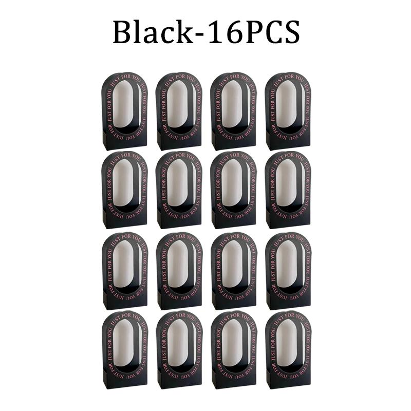 Simple Hollow Hand-Held Flower Basket Paper Flower Bouquet Floral Arrangement Carton Packaging Box Decoration Supplies