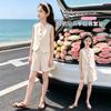 Girls' High-End Vest Shorts Two-Piece Set
