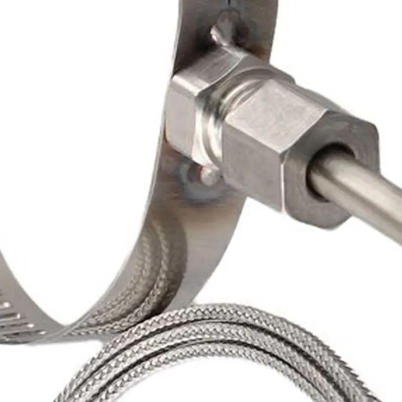 EGT K-Type Temperature Sensor Thermocouple Right-angle 80mmx5mm Temperature Probe 3.3 Feet/1 Meter Long 100-1250°C/-150-2280°F