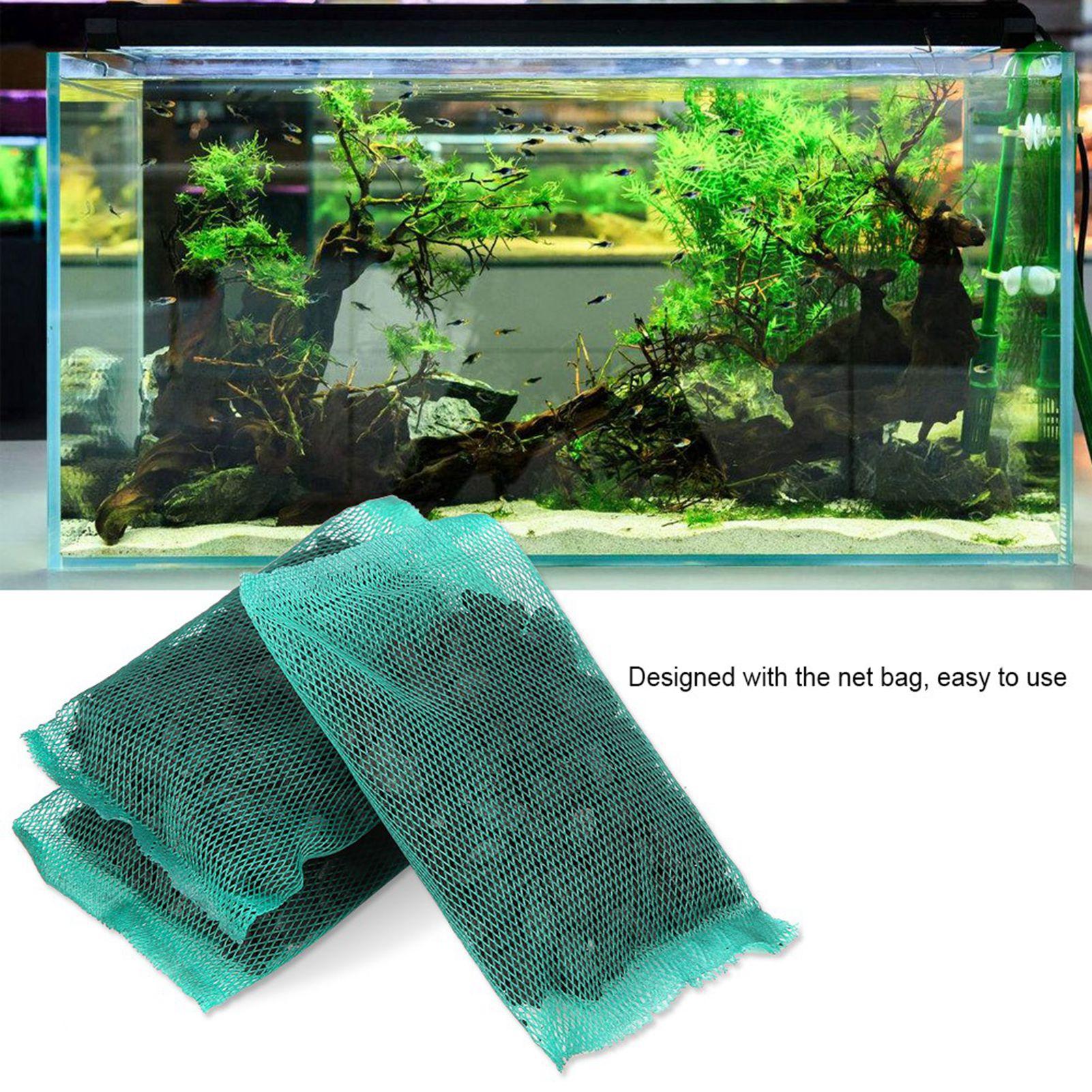 

Multifunctional Efficient Activated Carbon Filter Media Fish Tank Aquarium(3 Net Bags)