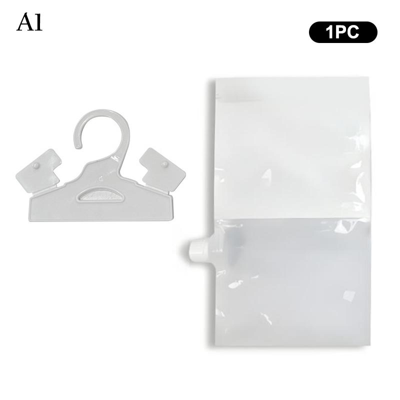 1-10Pcs Reusable Moisture Absorber Bags Empty Bag With Hook Hanging Dehumidifier Bags For Room Wardrobe, Bathroom, Basement