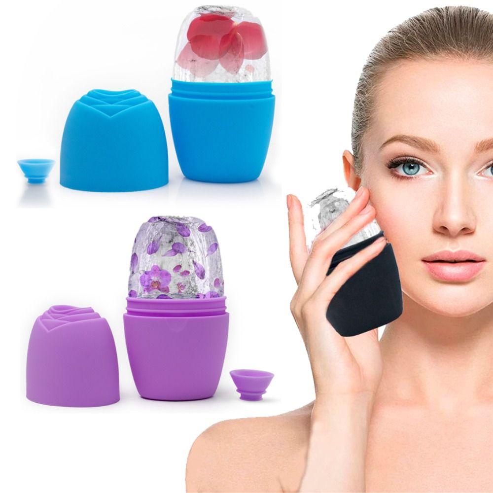 

Reusable Ice Facial Rollers Silicone Skin Care Remove Fine Lines Ice Roller Mold