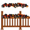 Hanging Vine Decorative Garland Multi-Purpose Artificial Autumn Foliage Garland Reusable Thanksgiving Door Wreath for Home Decor
